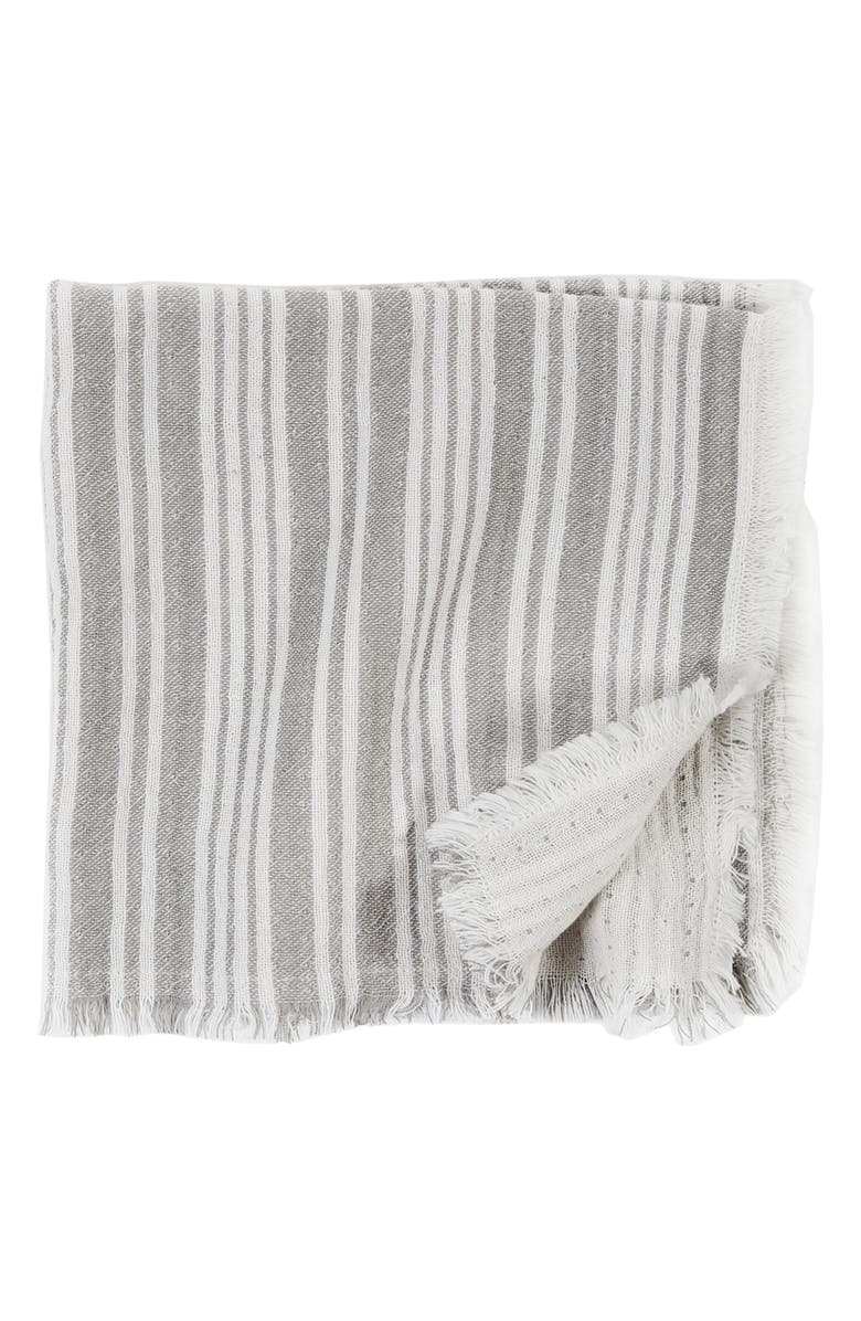 Pom Pom at Home Yountville Set of 4 Napkins, Main, color, Grey