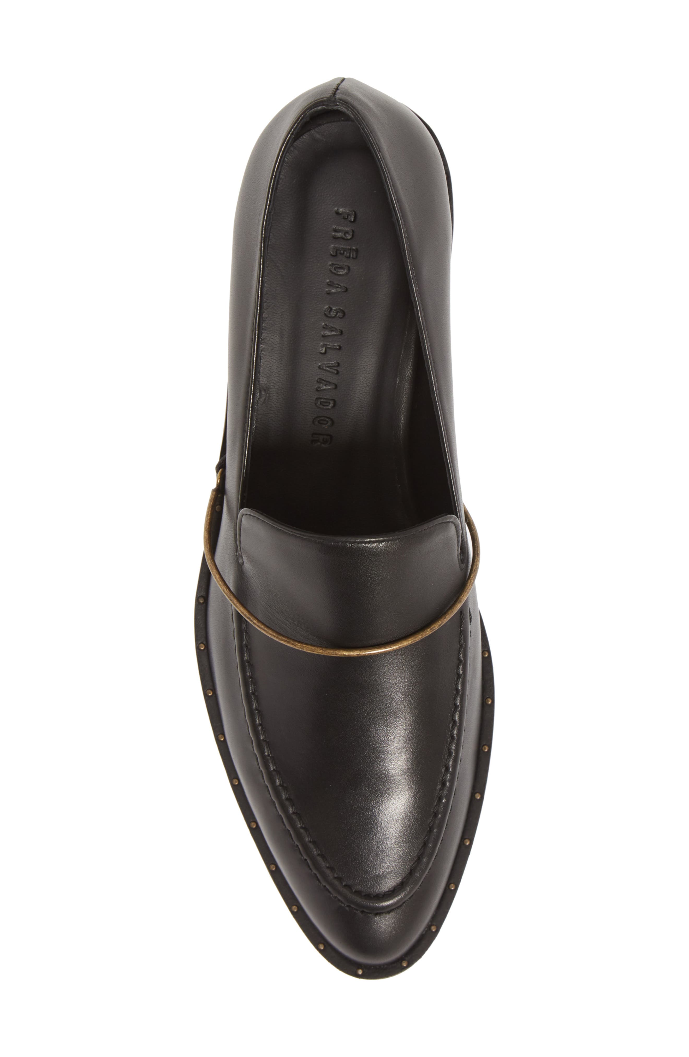Freda Salvador Almond Toe Loafer, Alternate, color, 