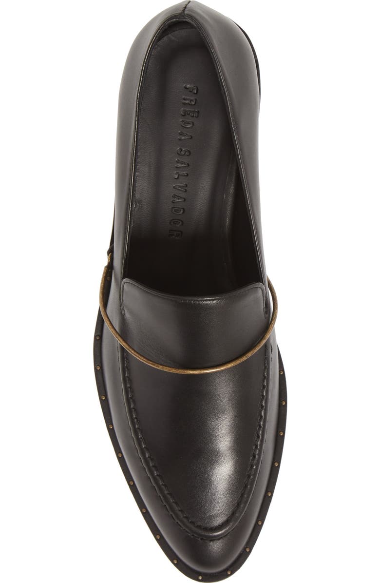 Freda Salvador Almond Toe Loafer, Alternate, color,
