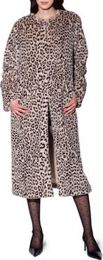 Walter Baker Pierre Faux Fur Long Coat