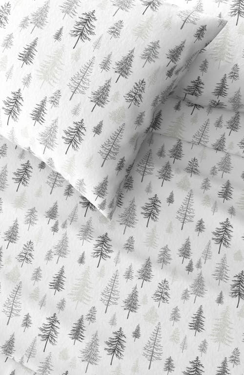 Woven & Weft Lodge Cotton Flannel Sheet Set In White