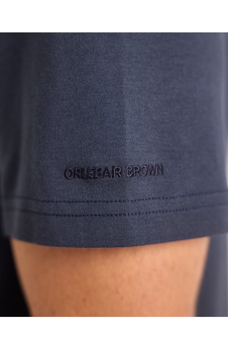 Orlebar Brown Ob Standard Easy Fit Interlock Cotton Jersey T-Shirt, Alternate, color, Night Iris