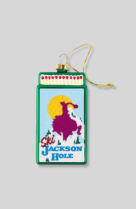 Matchbook Ornament - Jackson Hole