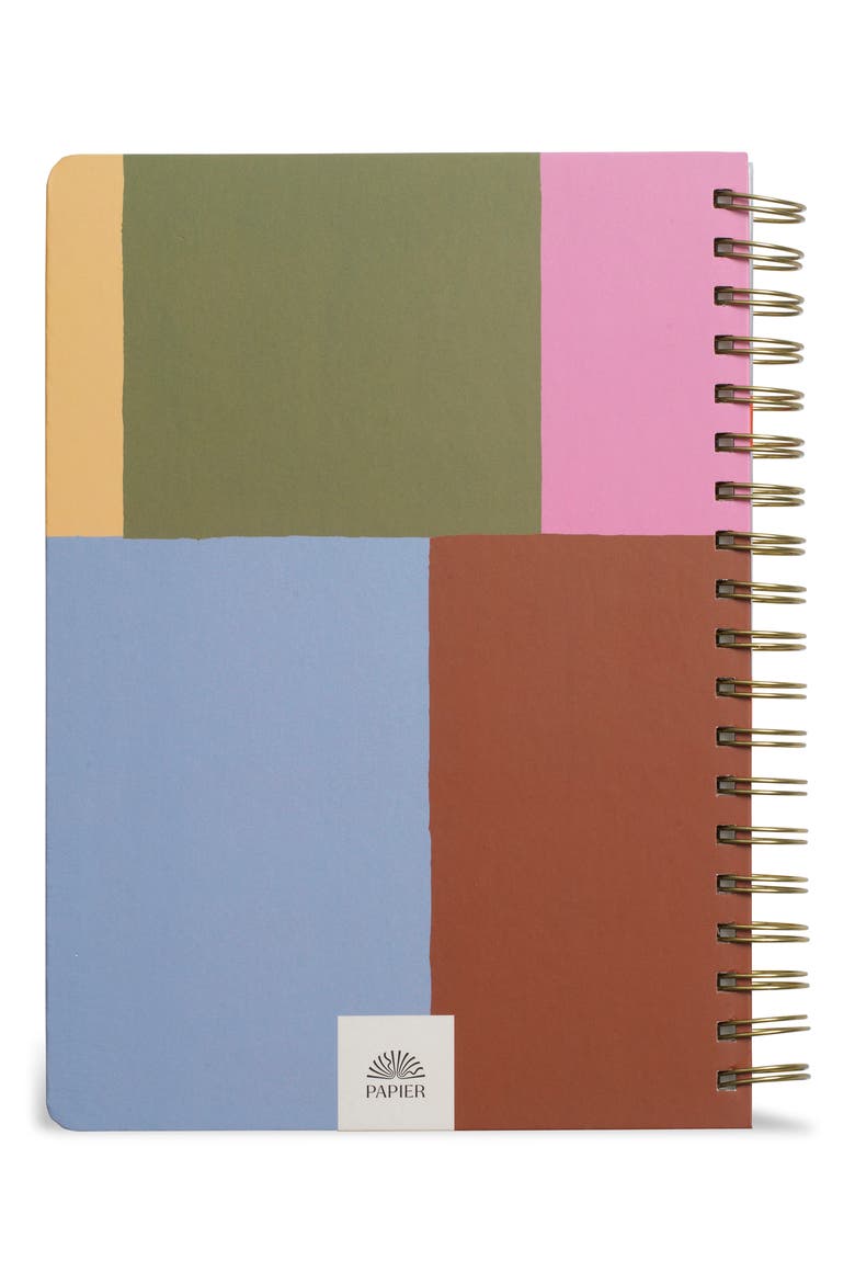 Colorblock Spiral Notebook, Alternate, color, MULTI COLORED