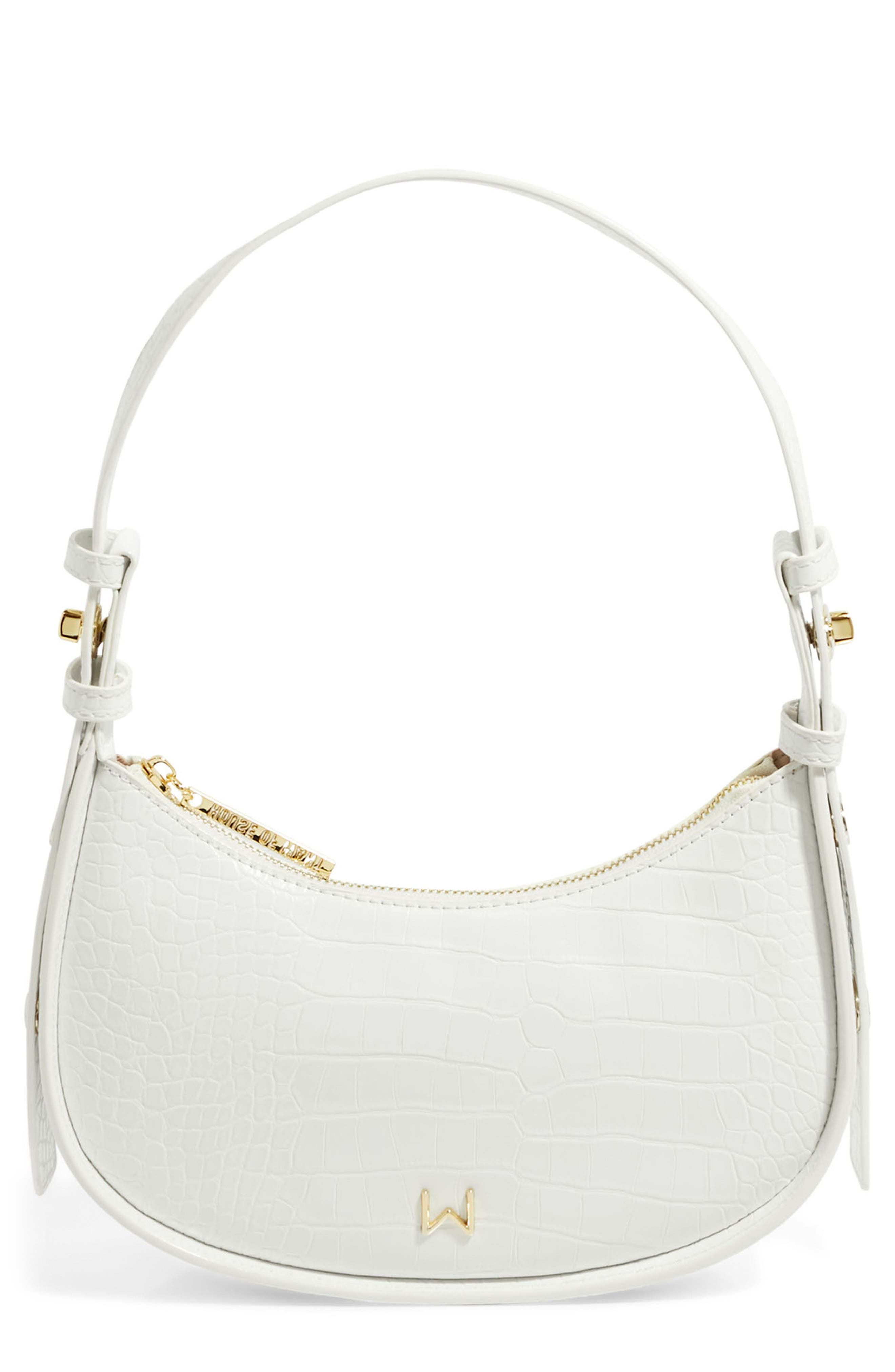 HOUSE OF WANT H.O.W. We Are Confident Vegan Leather Shoulder Bag, Main, color, 