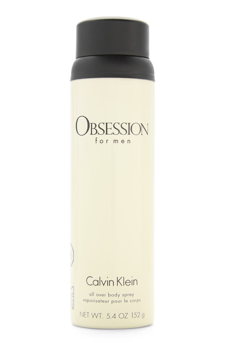 Calvin Klein Obsession for Men Body Spray - 5.4 oz, Main, color, Light Beige