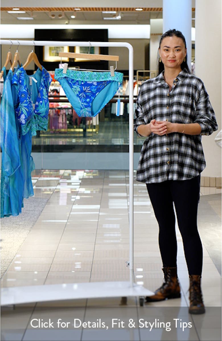 Desert Bloom Foldover Bikini Bottoms, sales video thumbnail