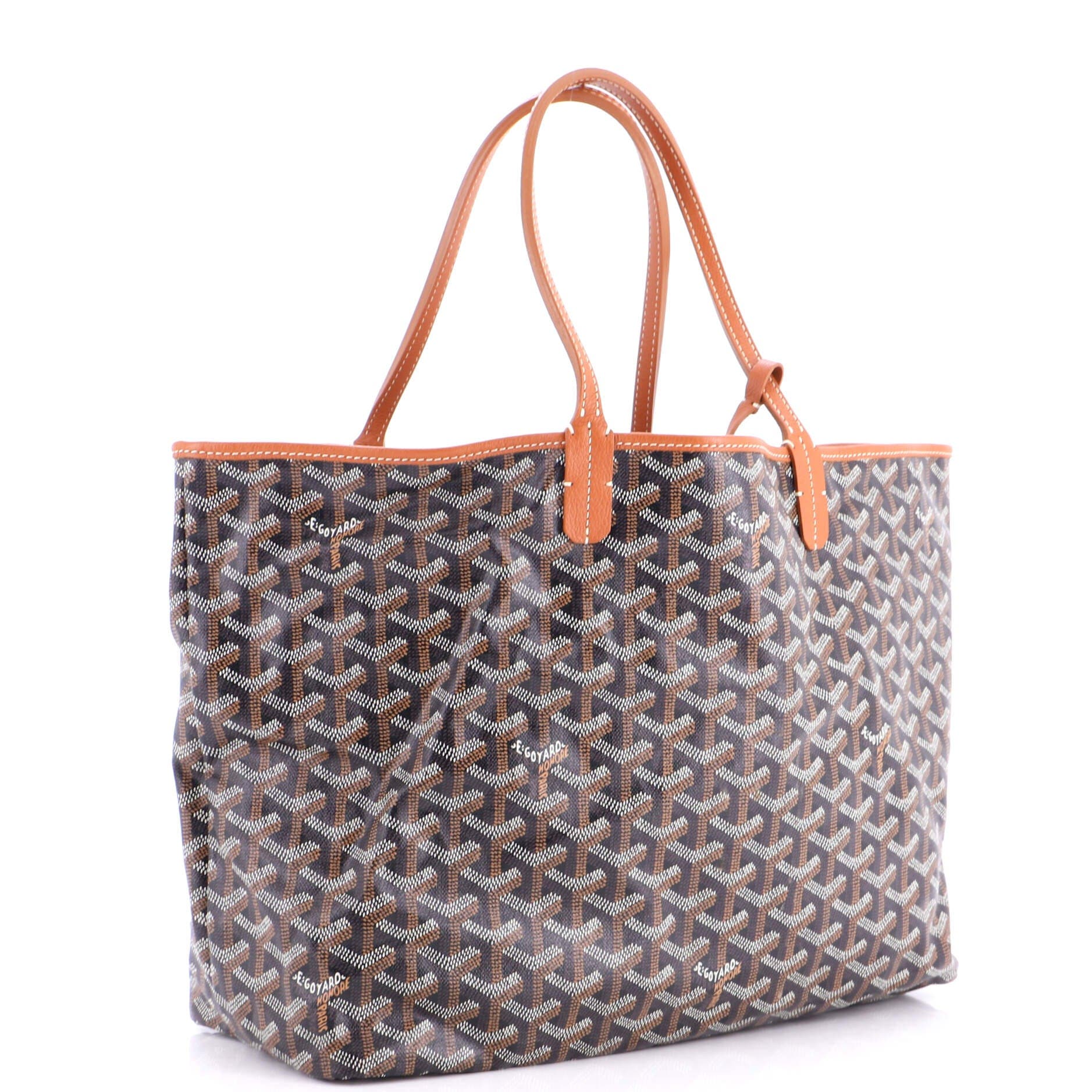 Pre-Owned Goyard Saint Louis Tote Coated Canvas PM, Alternate, color, Brown