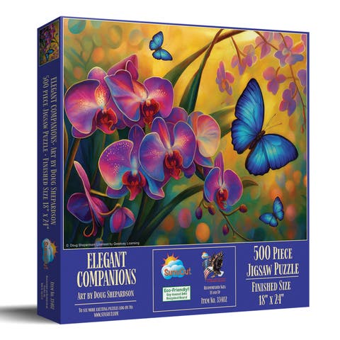 Elegant Companions 500 piece Jigsaw Puzzle for Adults
