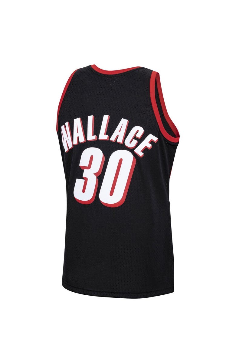 Mitchell & Ness Men's Mitchell & Ness Rasheed Wallace Black Portland Trail Blazers 1999/00 Hardwood Classics Swingman Jersey, Alternate, color, Black