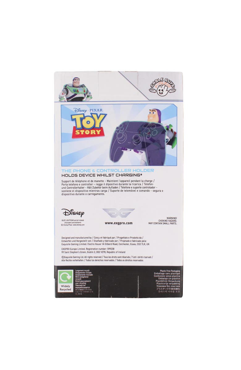Exquisite Gaming Cable Guy, Pixar Buzz Lightyear Phone Stand & Controller Holder, Alternate, color, Multicolored