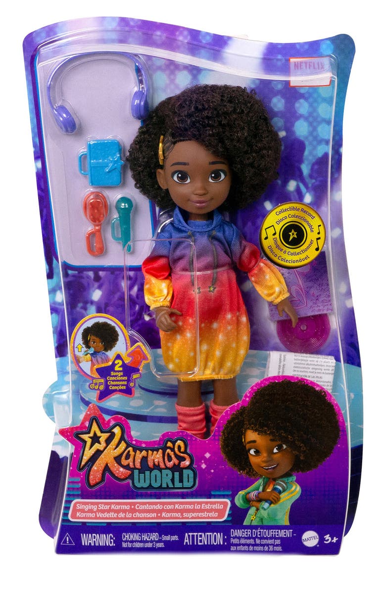 Mattel Karma's World<sup>™</sup> Singing Doll with Accessories, Main, color, 
