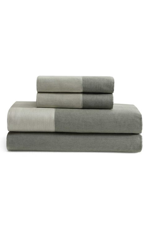 Contrast Weave 300 Thread Count Sheet Set