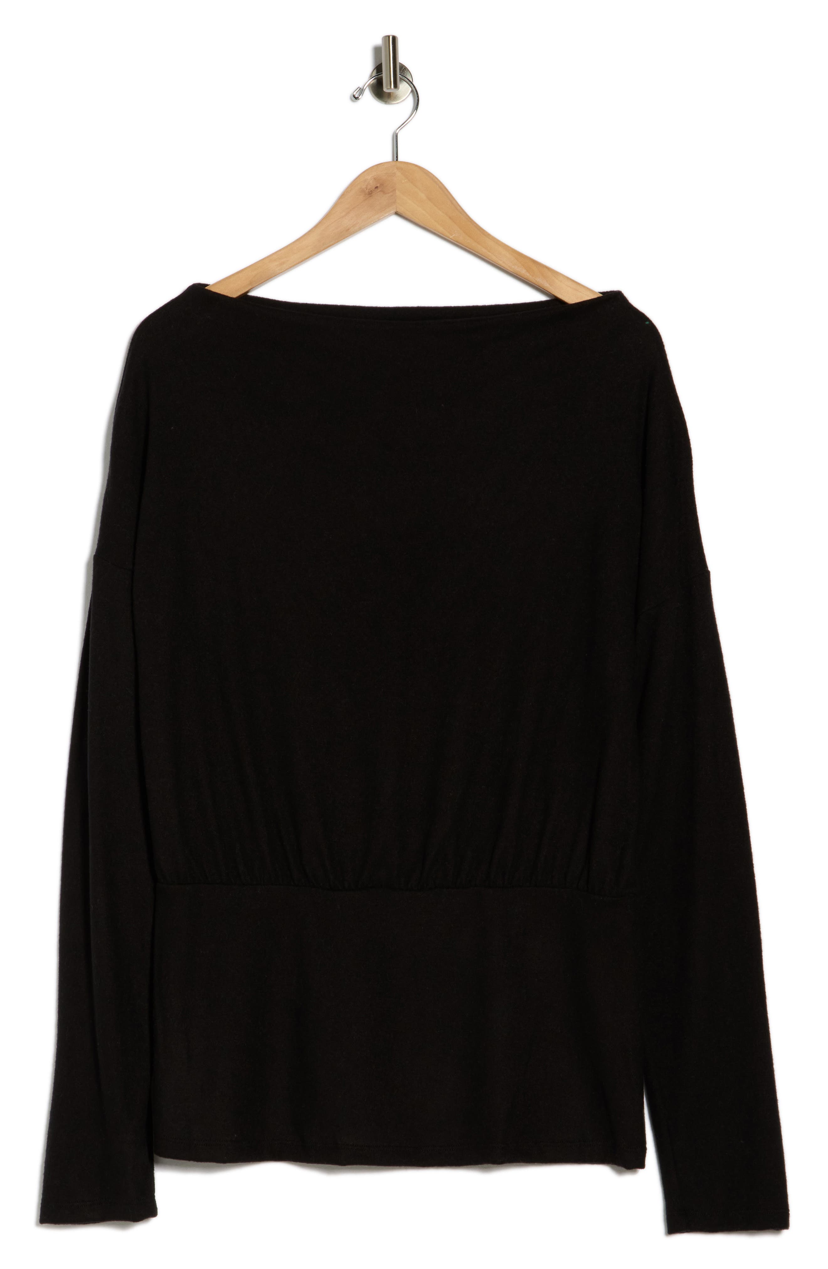 Renee C Banded Hem Top