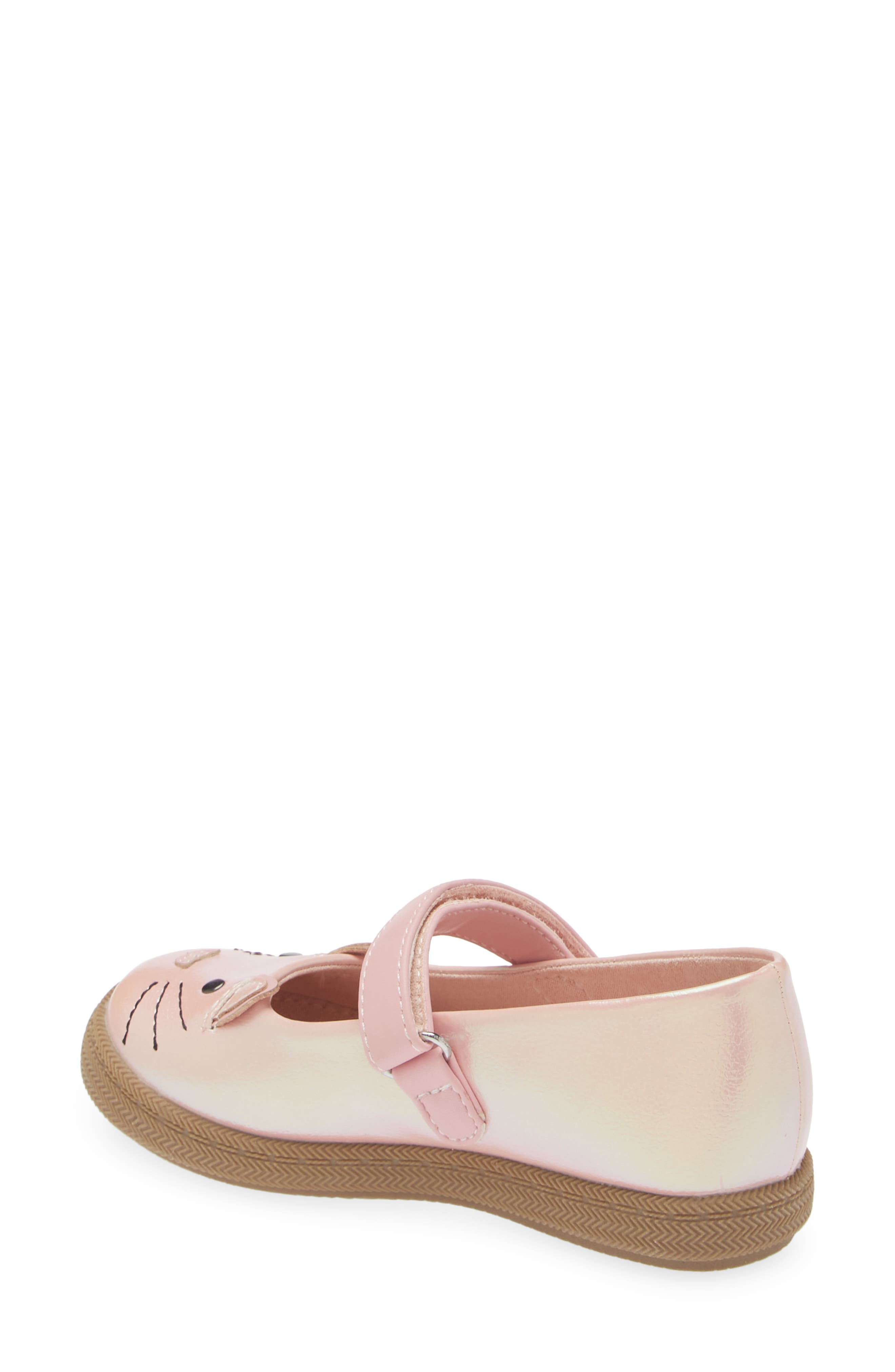Kids' Kitty Cat Mary Jane, Alternate, color, PINK METALLIC