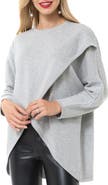 Accouchée Let Loose Crossover Long Sleeve Maternity/Nursing Knit Top