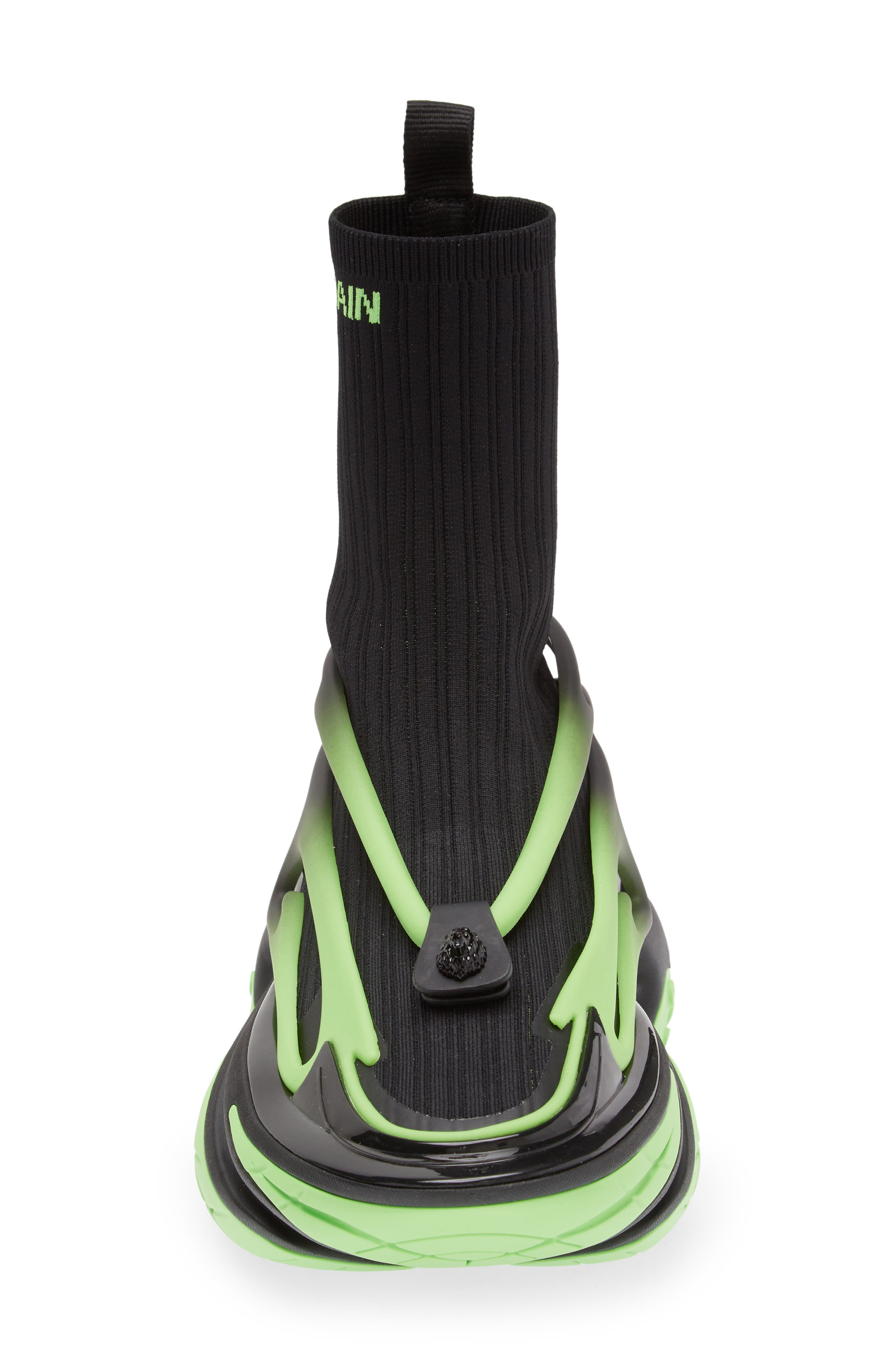 Balmain Unicorn High Top Sneaker, Alternate, color, 