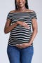 selected Black & White Stripe