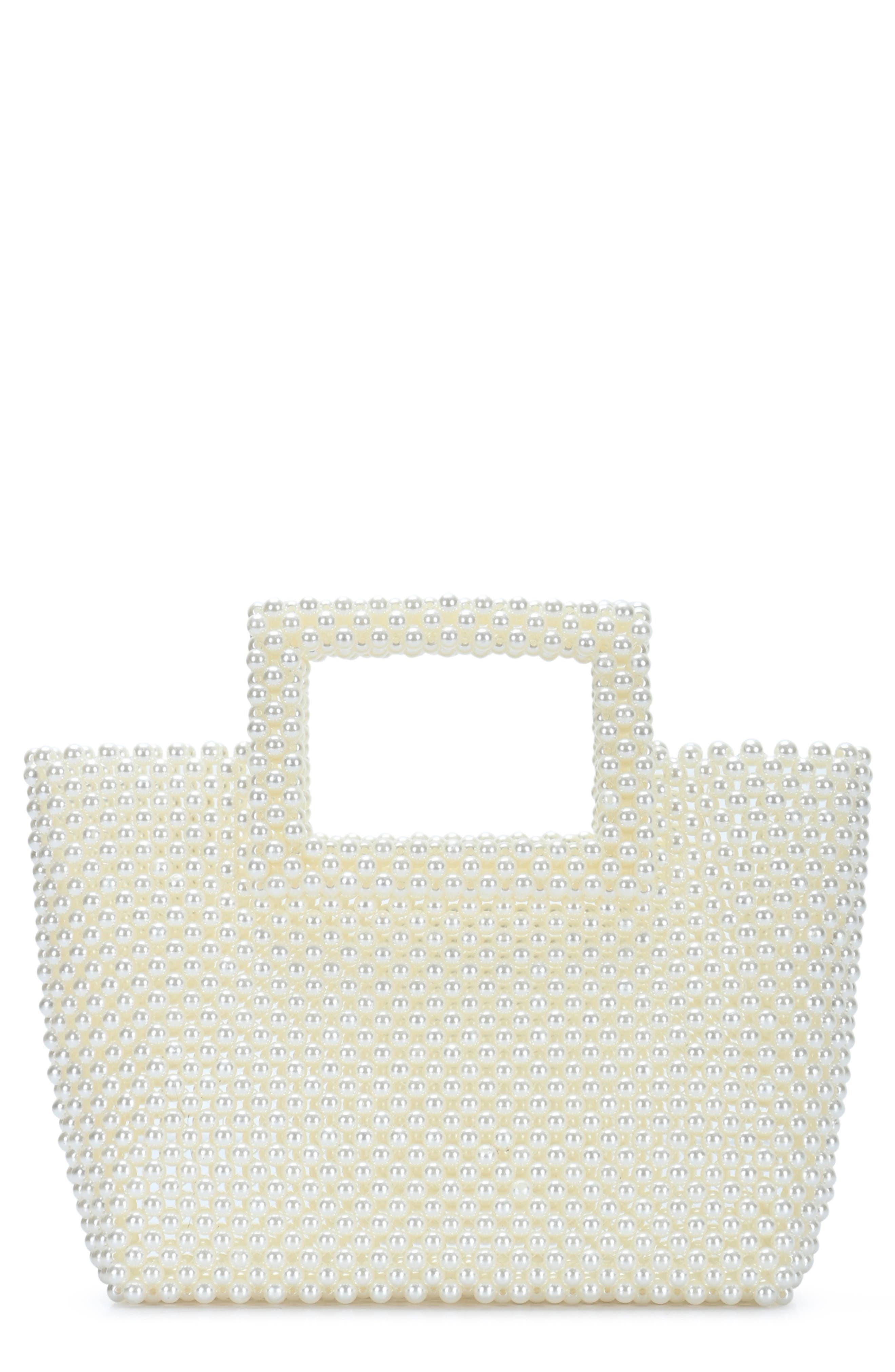 Imitation Pearl Evening Bag