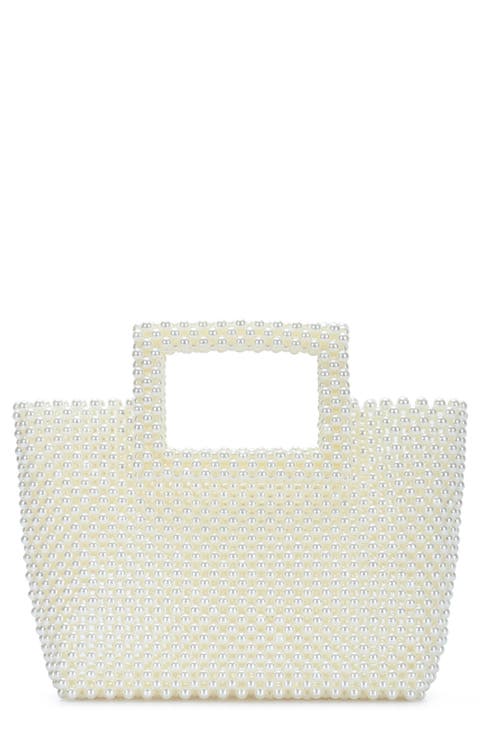 Imitation Pearl Evening Bag
