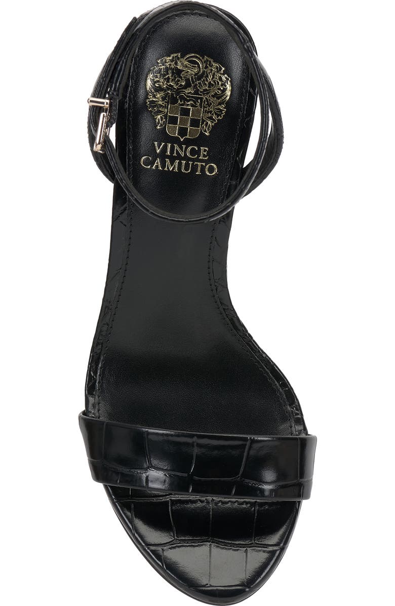 Vince Camuto Jefany Wedge Sandal, Alternate, color, Black Black