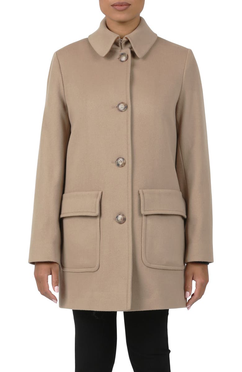 Fleurette Lenox Wool Barn Coat, Main, color, 