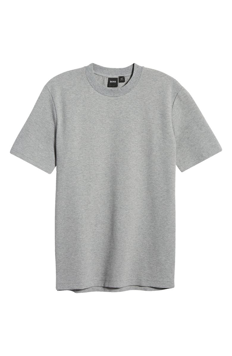 BOSS Tiburt 200 Textured T-Shirt, Alternate, color,