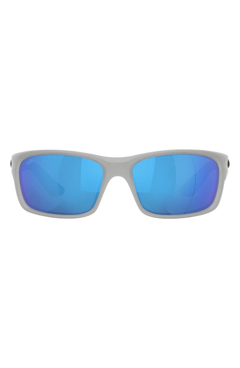 Costa Del Mar Jose Pro 62mm Polarized Rectangular Sunglasses, Main, color, Blue