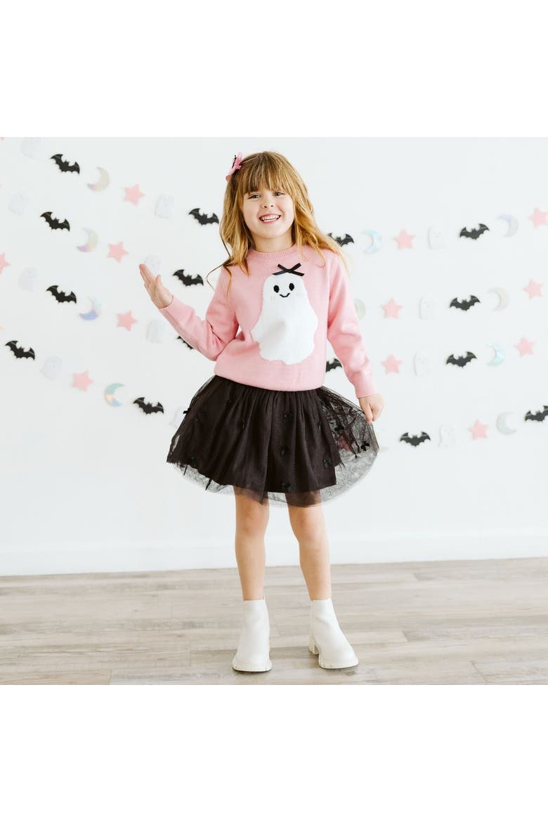 Onyx Bow Tutu Skirt, Alternate, color, Black