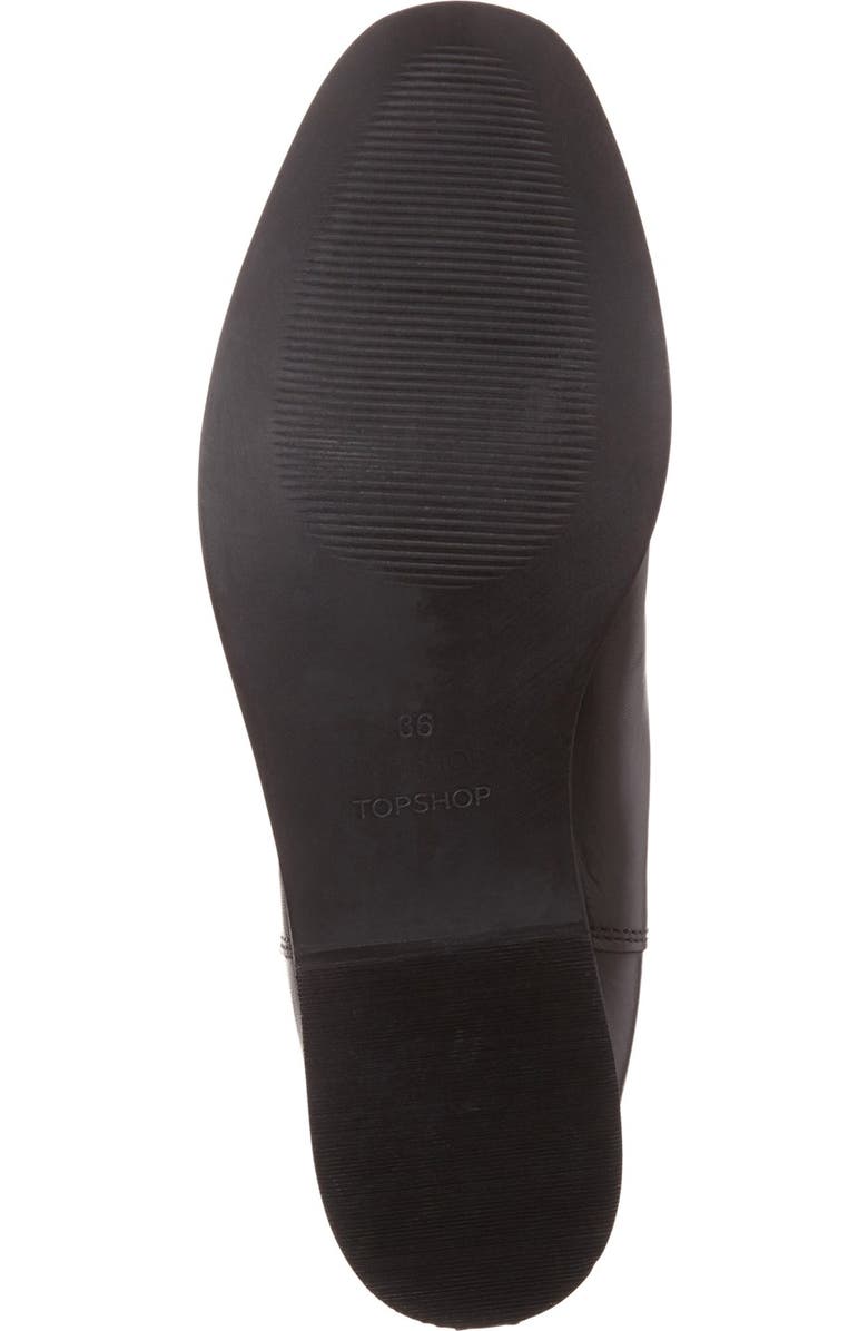 Topshop 'Ana' Elastic Bootie, Alternate, color,