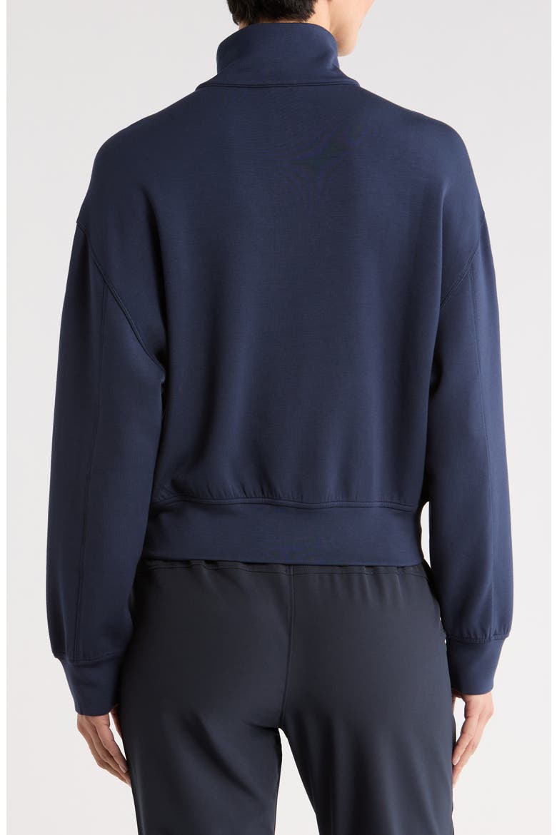 Skyloft Soft Echo Half Zip Pullover, Alternate, color, Navy Blazer