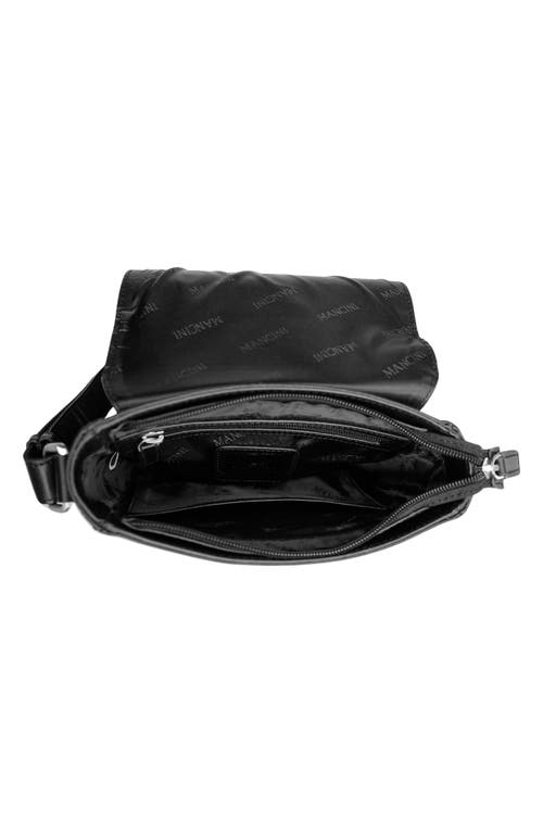 Mancini Slim Crossbody Bag In Black
