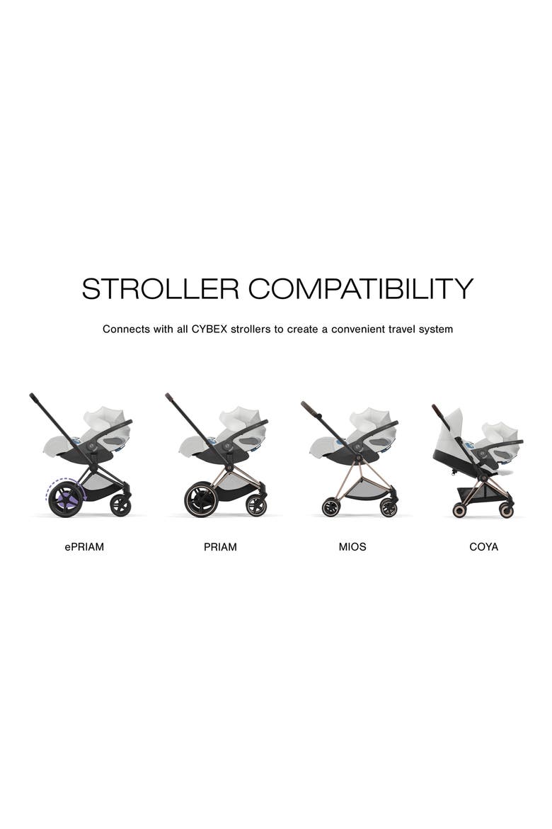 Platinum Cloud T Comfort Extend SensorSafe™ Car Seat & Base, Alternate, color, OFF WHITE