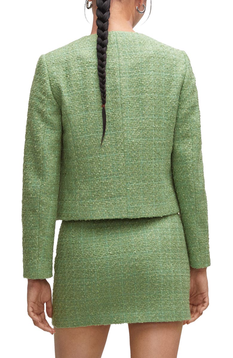MANGO Tweed Jacket, Alternate, color, 