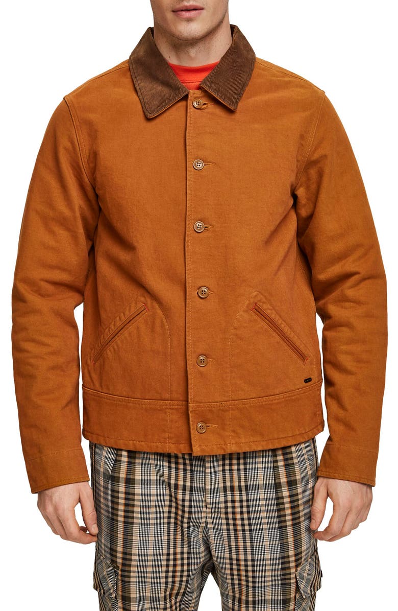 Scotch & Soda Moleskin Jacket, Main, color, 