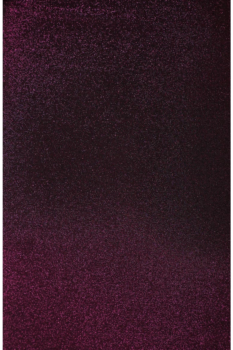 Santiago Metallic Side Tie One-Shoulder Midi Dress, Alternate, color, PURPLE