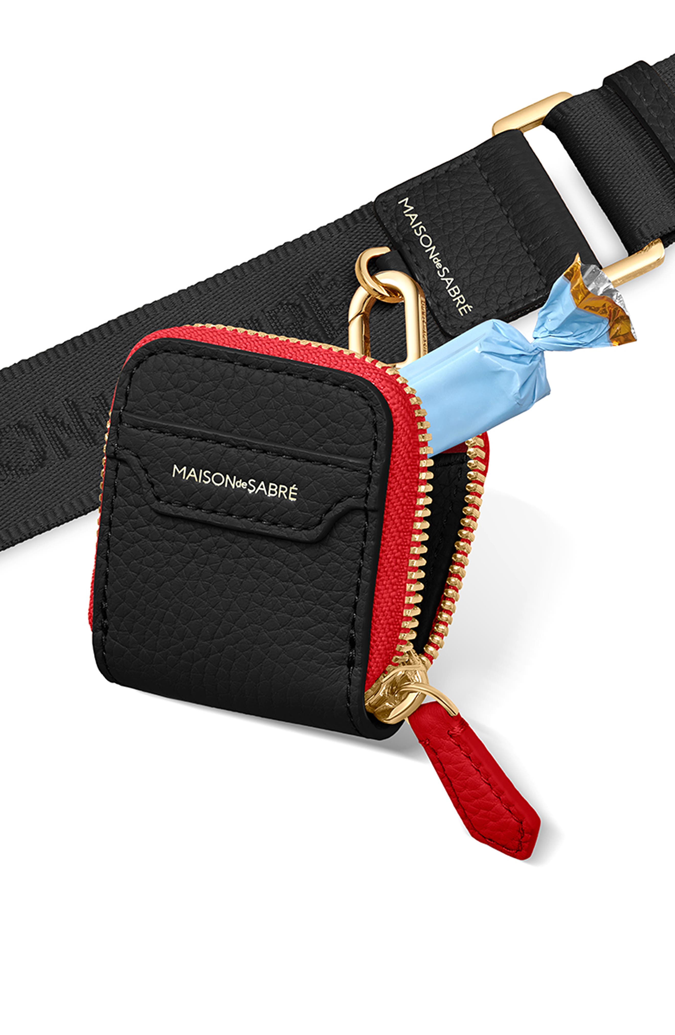 MAISON de SABRÉ The Utility Strap, Alternate, color, Rouge Noir