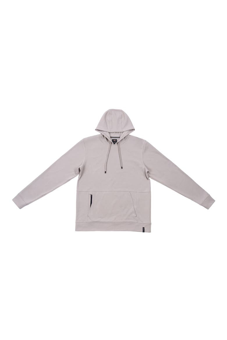 Zipper Pocket Hoodie, Main, color, PEBBLE