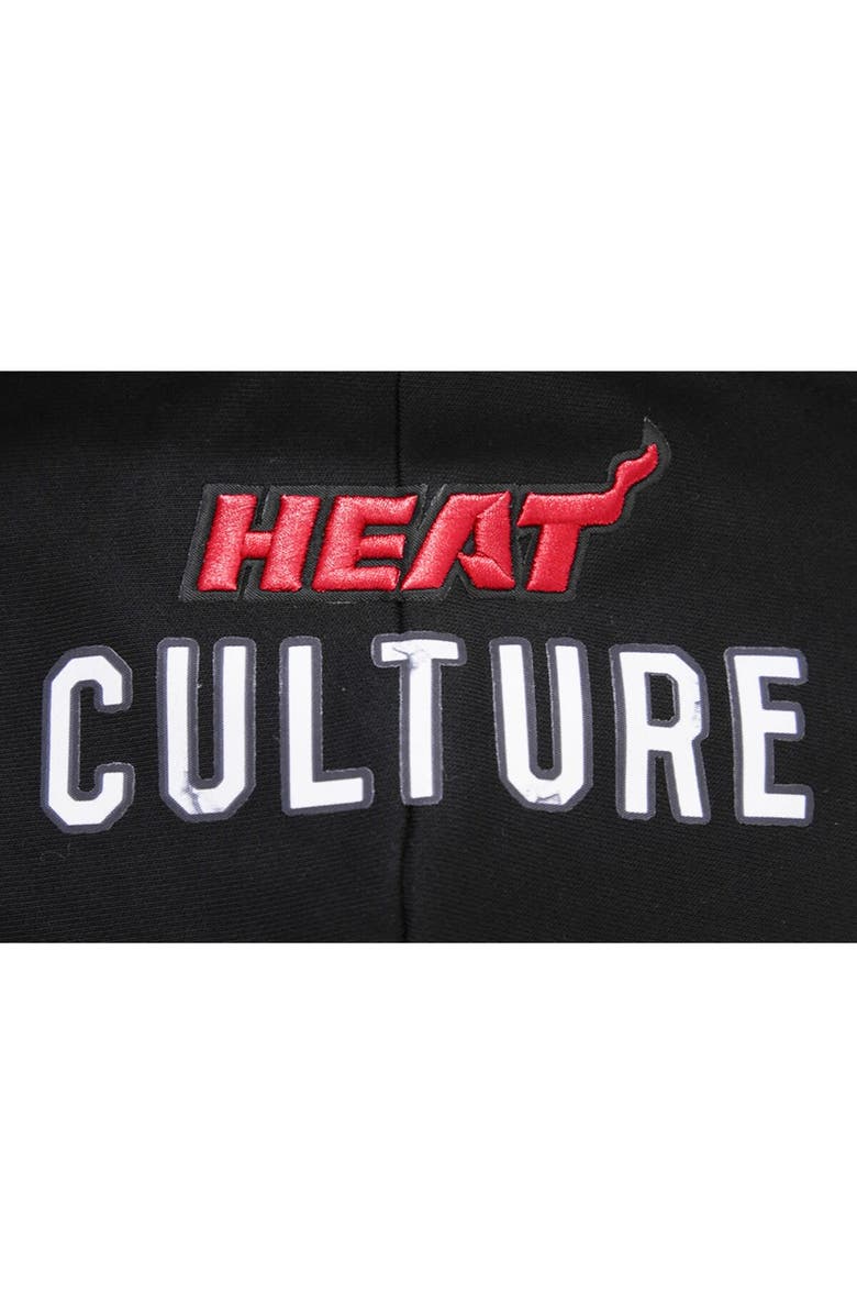 PRO STANDARD Women's Pro Standard Black Miami Heat 2023/24 City Edition Cropped Pullover Hoodie, Alternate, color, Black