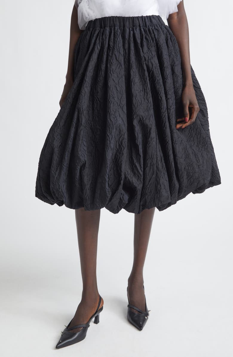 Noir Kei Ninomiya Double Weave Jacquard Bubble Skirt, Main, color,