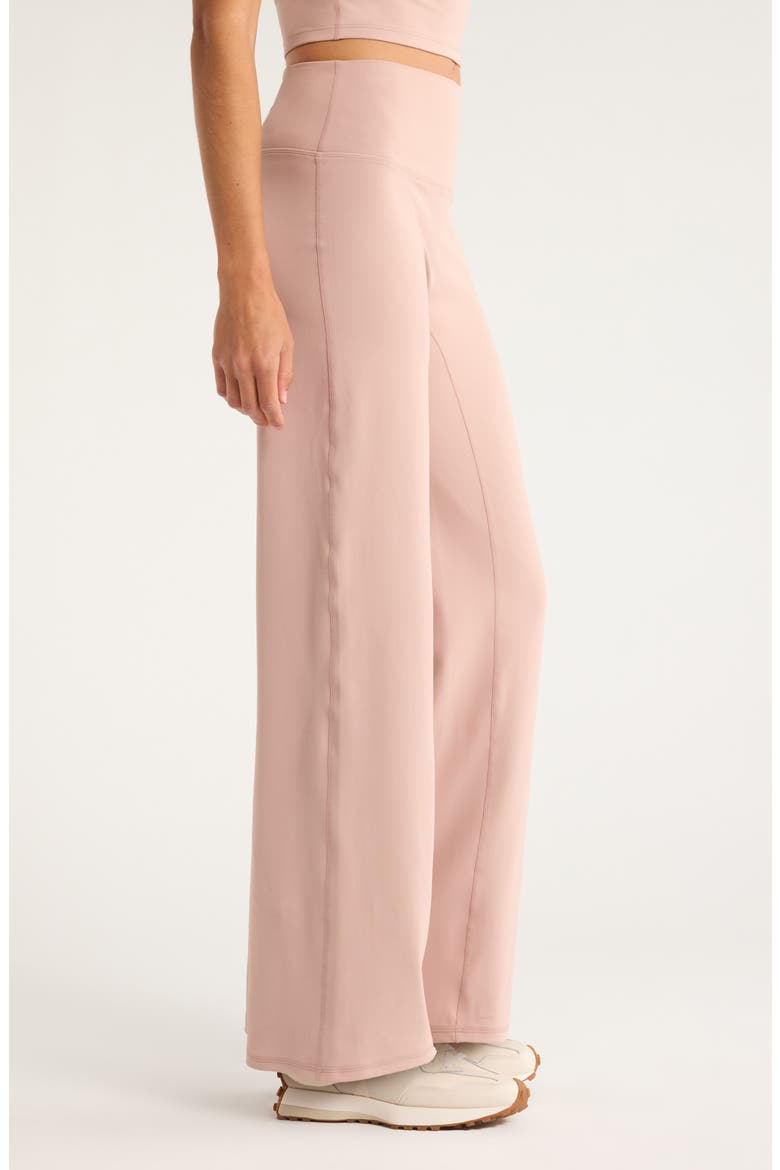 Zen High Waist Wide Leg Pants, Alternate, color, PINK FAWN