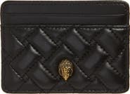 Kurt Geiger London Quilted Leather Card Holder