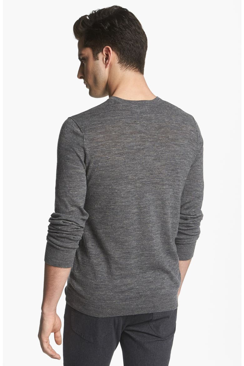 Lightweight Henley Sweater, Alternate, color, GREY