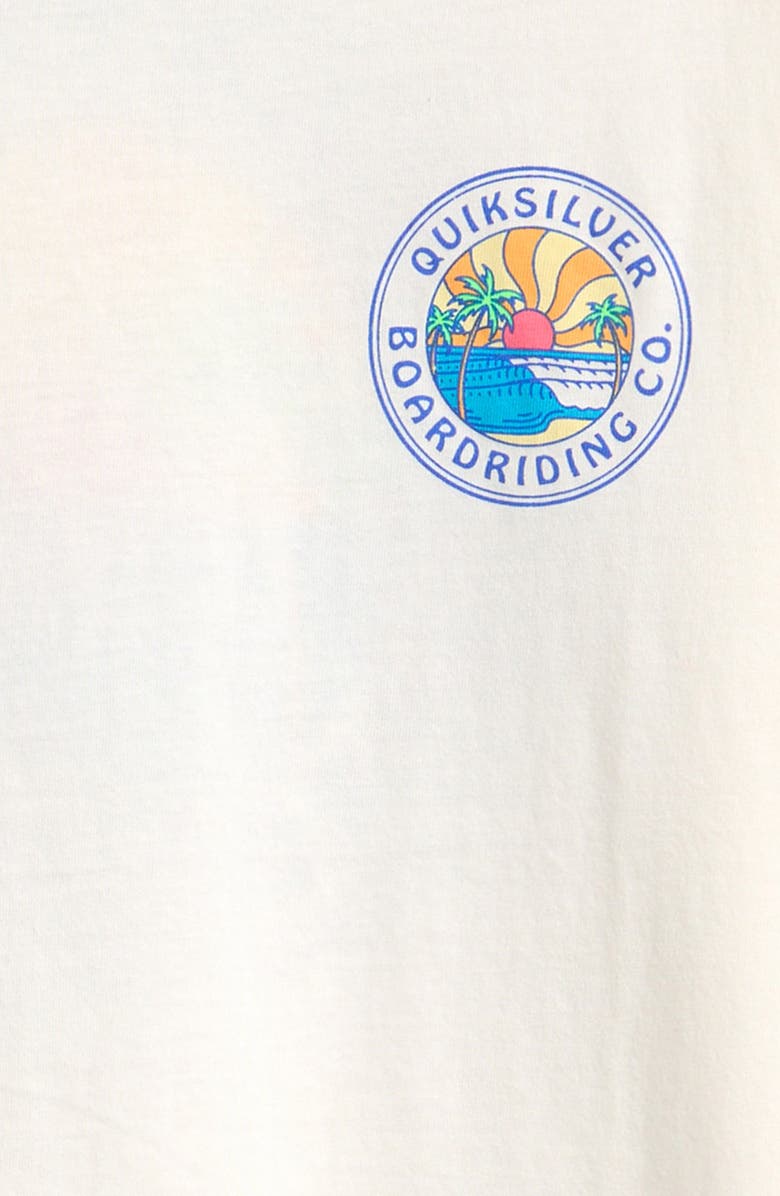 Quiksilver Kids' Surf Circle Graphic T-Shirt, Alternate, color, Off White