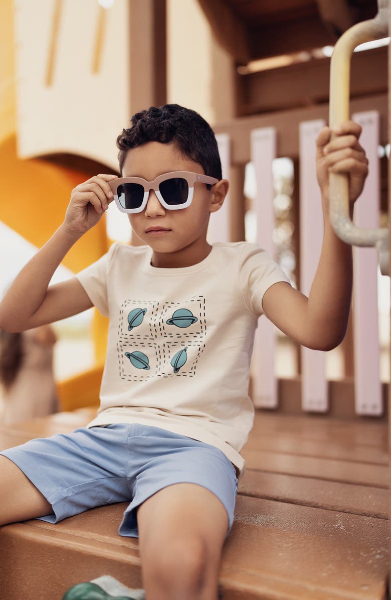 Manière Kids' Boxy Bag Graphic T-Shirt, Alternate, color, Sand