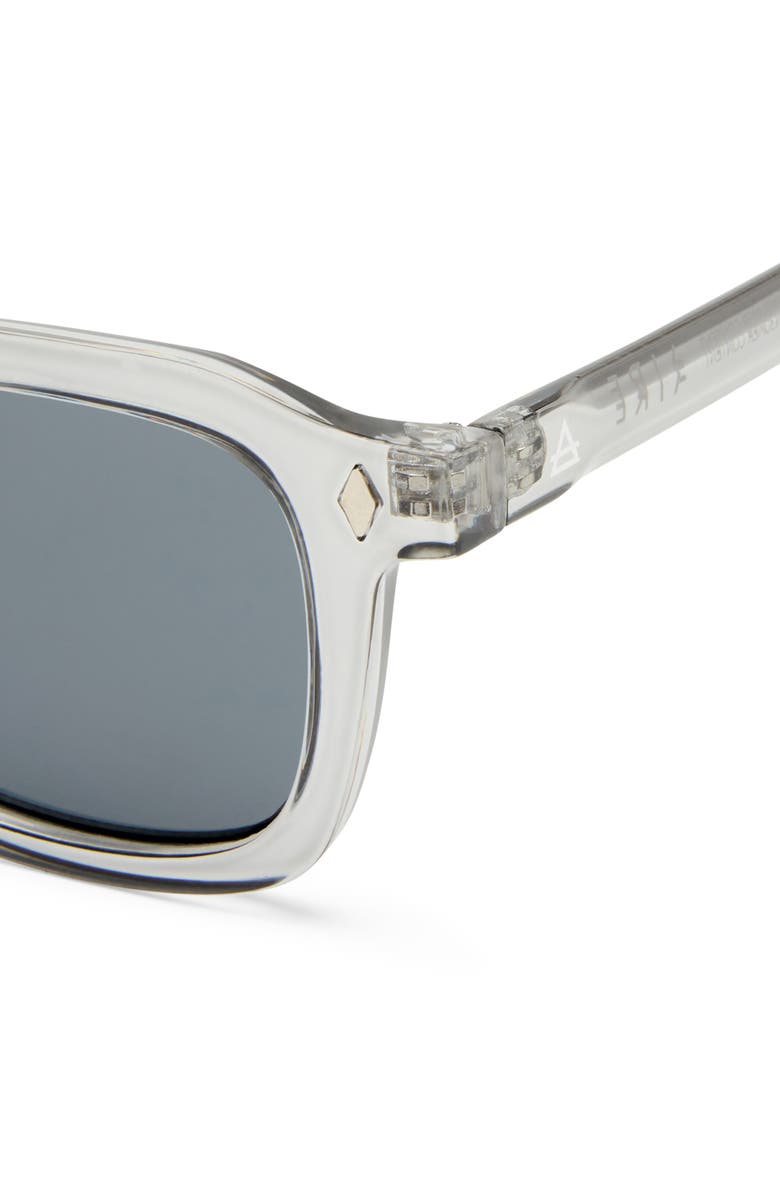 AIRE Zodiac 48mm Small Square Sunglasses, Alternate, color, Ash Grey / Smoke Mono