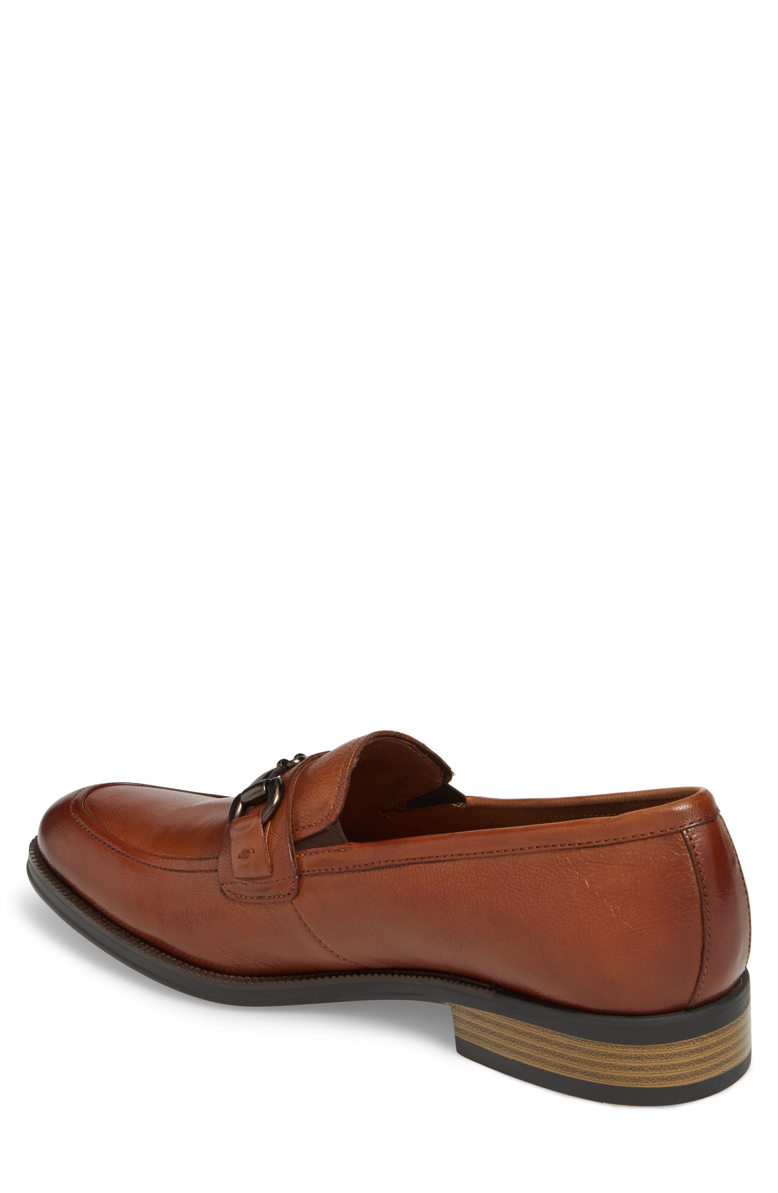 Brock Bit Loafer, Alternate, color, COGNAC LEATHER