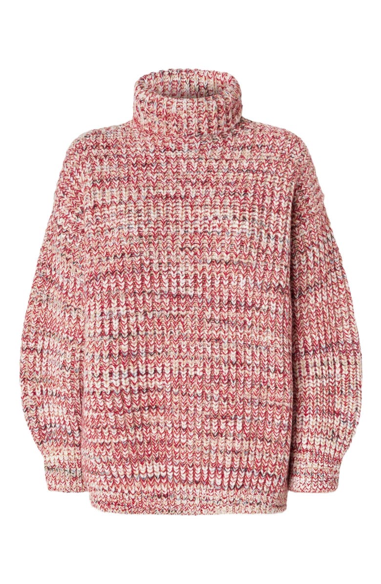 Missoni Oversized High-neck Flame Knit Sweater, Alternate, color, Multicoloured