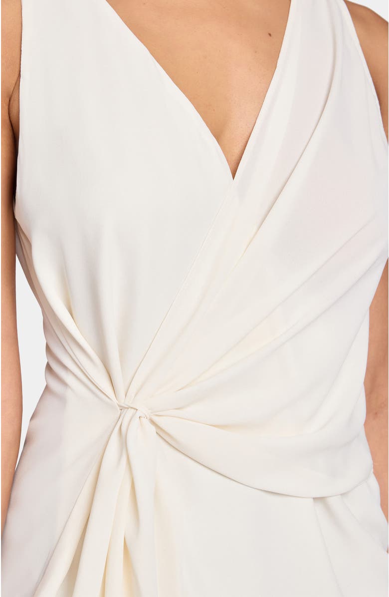 Santorelli DANNA Faux Wrap Top, Alternate, color, Cream