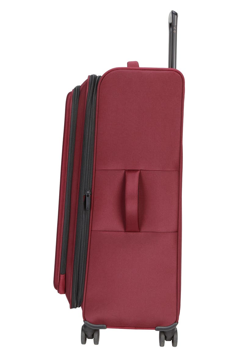 The Venturer 28 Inch Checked Suitcase, Alternate, color, WINE